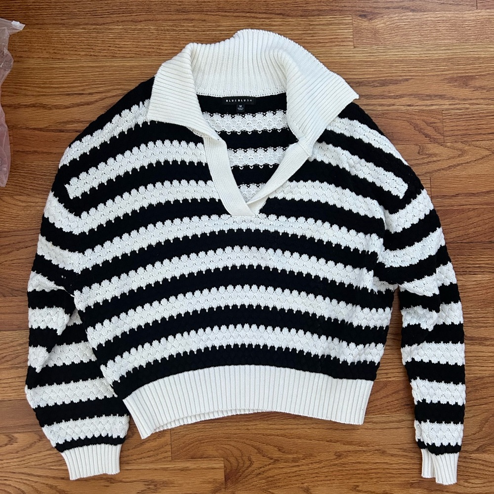 Black and White stripped sweater